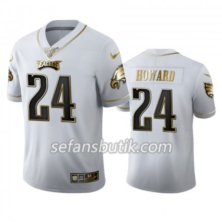 Philadelphia Eagles Tröjor Jordan Howard 24 Nike Vit Golden Edition 100th - Herr Philadelphia Eagles Tröjor Jordan Howard 24 Nike Vit Golden Edition 100th - Herr